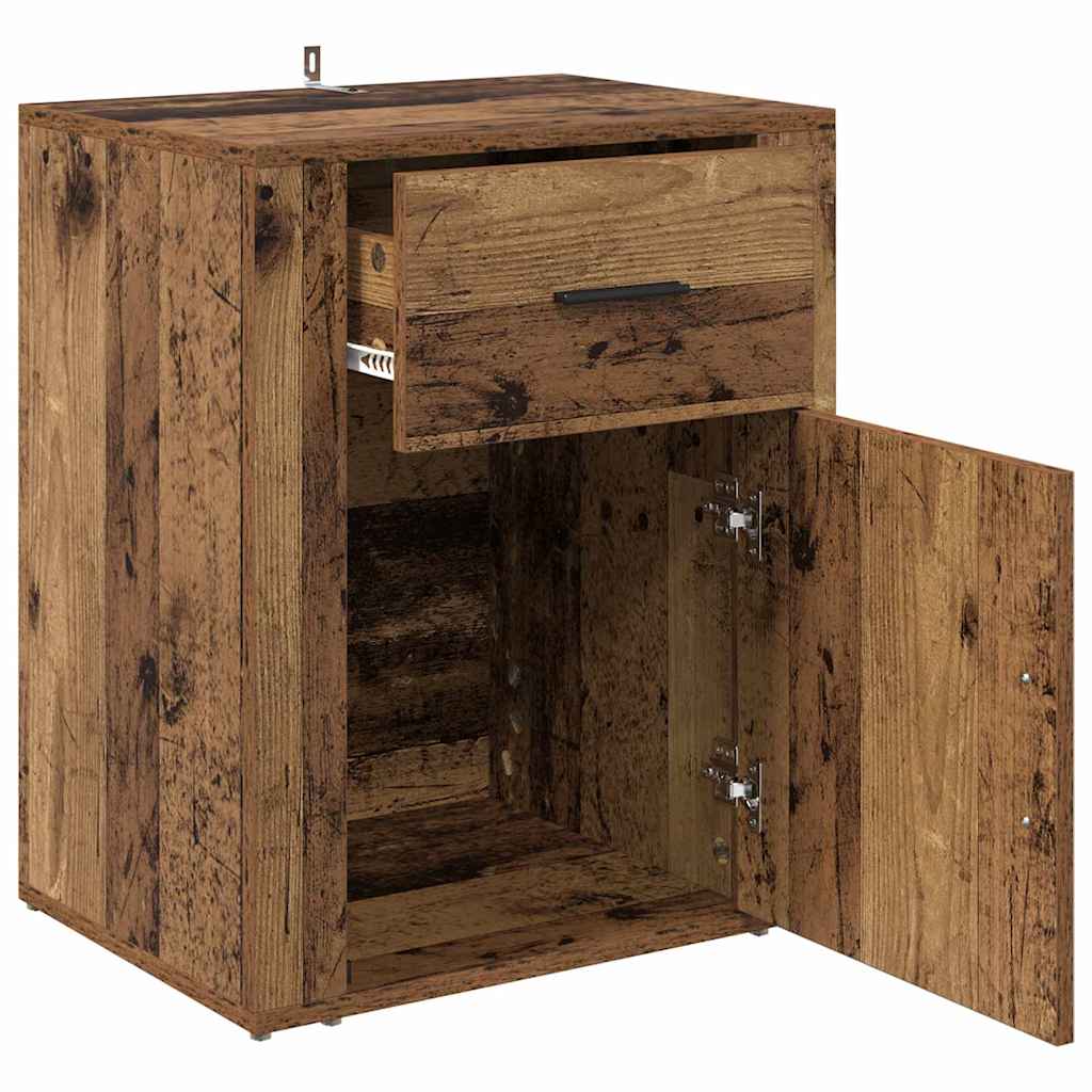 Bedside Cabinet Old wood 50 x 36 x 60 cm Engineered wood